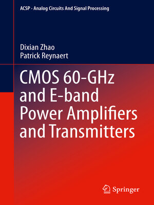 cover image of CMOS 60-GHz and E-band Power Amplifiers and Transmitters